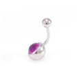 thumbnail image 5 of Package of 2 Belly Button Rings Navel Piercing with Jewels 14g, 5 of 10