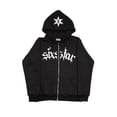 thumbnail image 1 of 2023 Sudaderas informales oscuras europeas y americanas para hombres y mujeres, sudaderas con capucha, parejas góticas, sudaderas con cremallera de gran tamaño Harajuku, 1 of 5