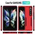 thumbnail image 7 of Jiahe Cover For Samsung Galaxy Z Fold4 7.6 inch Case,Shockproof PC Hard Cover  Anti-Drop Protective Case For Samsung Galaxy Z Fold4,Red+Rose, 7 of 7