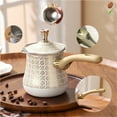 thumbnail image 3 of Cafetière Turque 720 ml pour Cuisinière avec Long Manche en Bois en Acier Inoxydable, 3 of 6