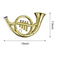 thumbnail image 4 of Mellophone,French With 4 Abs Educational Mimic Musical Wind Abs With 4 Coded Mimic Kids Toddlers Wind Abs Educational Zdhf French Huiop French Toy Kids Toy French Kids French Toy French Kids, 4 of 7