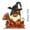 C, variant on Fall Halloween Wooden Pumpkin Decor 2D Flat Table Centerpiece With Ghost Ornaments Halloween Desk Shelf Mantel Decorations For Home Indoor