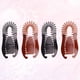 thumbnail image 1 of plátano de plástico flexible entrelazado Clip de cola de caballo de cola de caballo Pinzas de plástico de plátano para el cabello para mujeres Accesorios para el cabello (4 piezas, negro X2 + C, 1 of 2