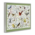 thumbnail image 4 of Stupell Industries Various Bird Species Animals & Insects Painting Gray Framed Art Print Wall Art, 30 x 24, 4 of 10