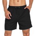 thumbnail image 2 of SURJDE Mens Swim Trunks Quick Dry Mens Board Shorts Bathing Suits Mens Swim Trunks with Compression Liner, 2 of 7