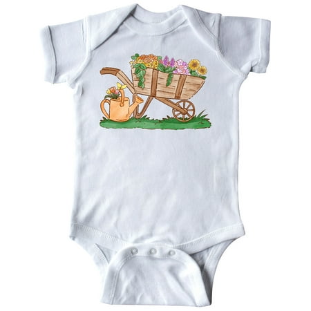

Inktastic Flower Wheelbarrow Gift Baby Boy or Baby Girl Bodysuit