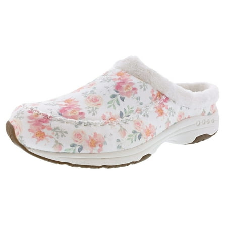 

Easy Spirit Women s Travelfurr 2 WW Width Mule Clogs