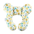 thumbnail image 4 of Almohada De Apoyo Para El Cuello Del Bebé Almohada De Alimentación Del Bebé Para Cochecito De Viaje Bebé Piña, 4 of 8