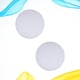 thumbnail image 3 of BRIGHTFUFU 2 protectores de pared redondos para puerta, autoadhesivos, anticolisión, color blanco, 3 of 8