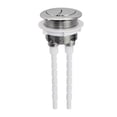 thumbnail image 2 of Botón de descarga de inodoro, botón de doble descarga, resistente, 38 mm, práctico accesorio para tanque de inodoro, válvula para baño de apartamento Plata, 2 of 8