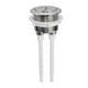thumbnail image 2 of Interruptor pulsador para inodoro, fácil de instalar, redondo, de 38 mm, para reparación de de agua de inodoros, botones para de agua Plata, 2 of 9