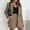 Khaki, variant on Women's Shorts Suit Set Casual Outfit Button Front Pure Color Comfortable Stretch Work Wear Summer Spring Fall Winter Pool Sheer Cover up Women Suit Cover up Bikini Cover