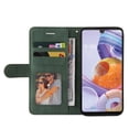 thumbnail image 2 of Case for LG Stylo 6 Leather Wallet Book Flip Folio Stand View Cover - Green, 2 of 5
