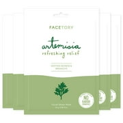 FaceTory Artemisia Refreshing Relief Sheet Mask - Pack of 5