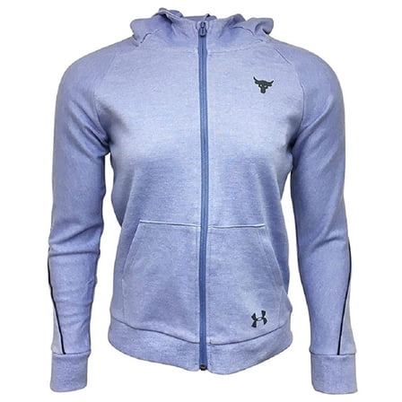 Under Armour Girls Full-Zip Jacket Cotton/Polyester Blend Purple 14-16 L 1348...