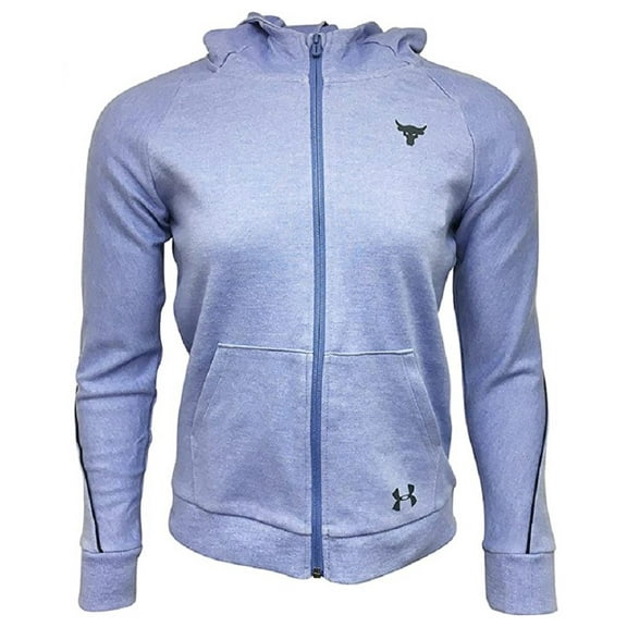 Under Armour Girls Full-Zip Jacket Cotton/Polyester Blend Purple 14-16 L 1348...