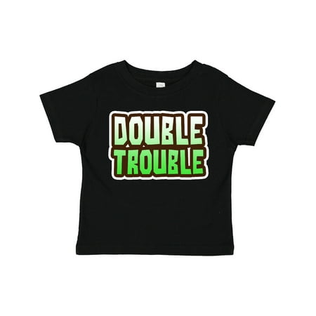 

Inktastic Doube Trouble Gift Toddler Boy or Toddler Girl T-Shirt
