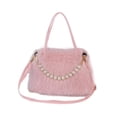 thumbnail image 3 of Bolso de Felpa para Mujer Jinwen Rosa para Hombro, 3 of 8
