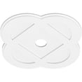 thumbnail image 2 of 28"OD x 4"ID x 11 1/4"C x 1"P Charlotte Architectural Grade PVC Contemporary Ceiling Medallion, 2 of 11