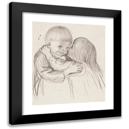 Venny Soldan-Brofeldt 12x14 Black Modern Framed Museum Art Print Titled - Kiss