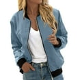 thumbnail image 1 of Vestes Décontractées pour Femmes Automne Veste à Capuche Col Roulé Manches Longues Mode Automne Loisirs Carrée Fine Veste en Polaire Décontractée pour Femmes Veste Décontractée pour Grandes Tailles, 1 of 4