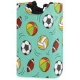 thumbnail image 1 of Panier de Sport Design Ballon Grand Panier en Tissu avec Poignée, 1 of 7