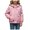 style-06 Pink, variant on Kogui Girls Jackets Toddler Windbreaker Jacket Baby Girl Hooded Zip Up Sweatshirt Winter Jacket Zipper Long Sleeve Outwear Fall Clothes Size 2T 3T (Pink,2-3 Years)
