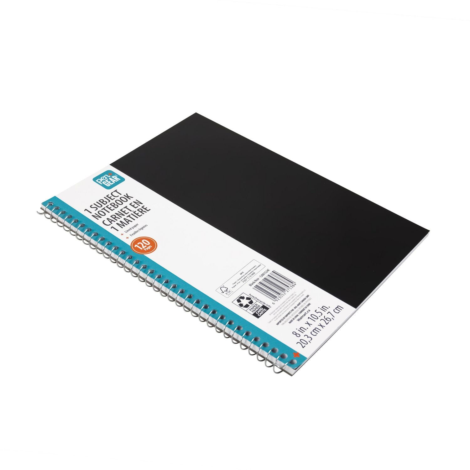 cahier à spirale Carnet à spirales 120 pages