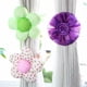 thumbnail image 5 of Par de abrazaderas para cortina de ventana, decoración de flores rosas, cuerda trenzada, borlas, hebilla decorativa, vendajes de cordón tejidos a mano, 5 of 6