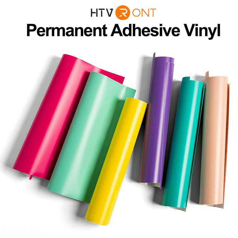 Sheets for Cricut, Ohuhu 70 Permanent Adhesive Backed Vinyl Sheets