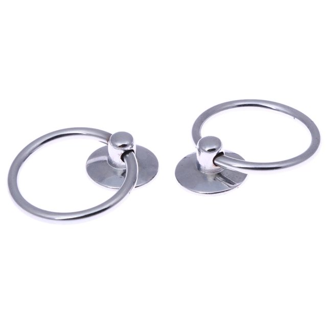 2 tiradores redondos de alta calidad con tirador de acero inoxidable y metal. Ndcxsfigh Libre de BPA