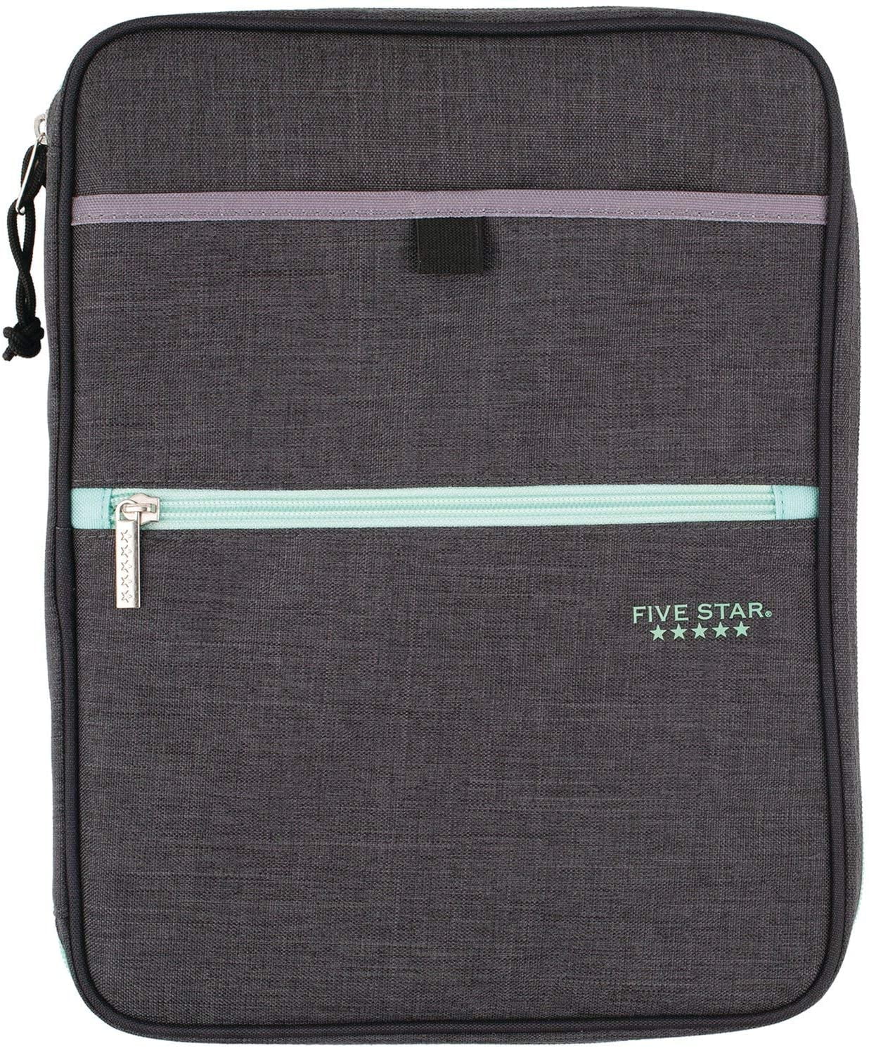 Five Star Zipper Binder, 1 Inch 3 Ring Binder, CarryAll with Internal