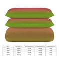 thumbnail image 2 of 3 Pcs Soft Bedding Set, Includes 1 Duvet Cover with Zipper And 2 Pillow Shams,Pink Green Gradient King(102"×90"), 2 of 8