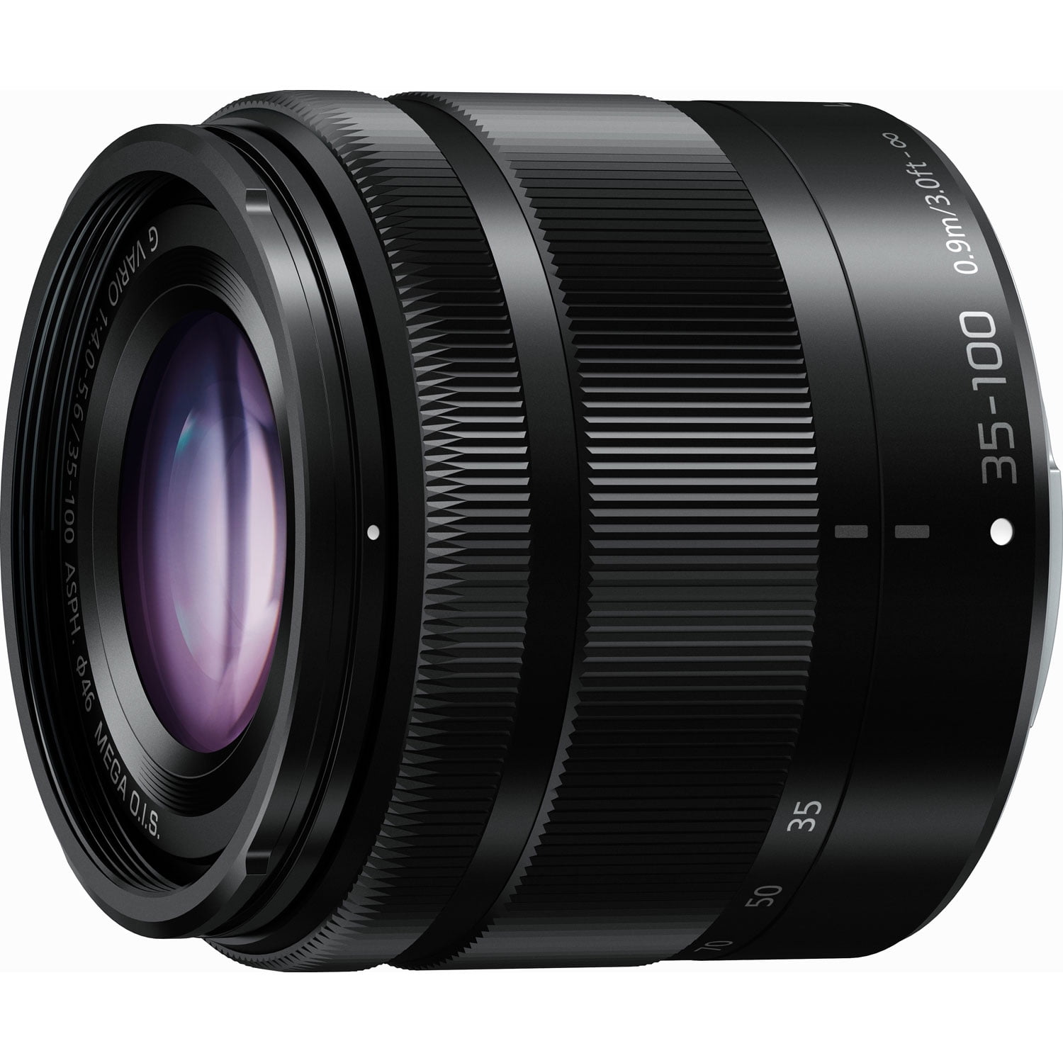 Ellende Viskeus kraai Panasonic Lumix G Vario 35-100mm f/4.0-5.6 OIS Zoom Lens (Black) -  Walmart.com