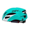 thumbnail image 2 of Casco de bicicleta para mujer y hombre, con visera desmontable y resistencia a los golpes, ajustable. Azul, 2 of 9