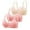 Beige 2, variant on cfhntfmh 3pc Everyday Bras for Women Soft V Neck Wireless Breathable Adjustable Strap Bras Comfort Front Trim Bralettes