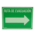 thumbnail image 3 of Letrero Ruta Evacuación Derecha 21 X 28 Cm Truper TRUPER LIN-05, 3 of 3