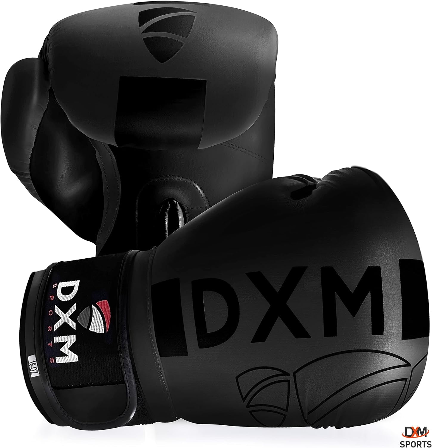 DXM SPORTS Boxing Gloves for Men & Women, Ideal for Heavy Punching Bag Workout Kickboxing, Muay Thai, MMA - 16oz