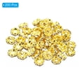 thumbnail image 3 of Unique Bargains 8mm Spacer Beads, 100pcs Bead Spacers Rhinestone Round Bulk Beads Wave for Jewelry Making , Silver, 3 of 5