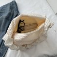 thumbnail image 4 of Bolso Mano Con Burbujas para Mujer Bolso Informal Con Pliegues en La Nube Bolso Compras Holgado (Beige), 4 of 9