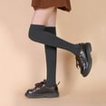 thumbnail image 3 of Generic Toddler Soxks Children's Socks Stockings Autumn Winter Style Black Day System Calf Socks Pile Socks Over The Knee Socks for All Seasons Non-Slip Fashion Casual ﻿(3-12 Years,Dark Gray), 3 of 6