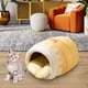 thumbnail image 1 of Cama para gatos Perfecl Honey Pot autocalentable S amarillo, 1 of 8