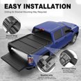 thumbnail image 5 of Truck Bed Tonneau Cover Roll Up W/LED Compatible with Maverick 2022 2023 2024 4.6 ft Box, Soft Roll Up Style, 5 of 6