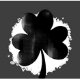 thumbnail image 2 of St Pats Clover Crew Neck Short Sleeve Adult T-shirt-Medium-Charcoal, 2 of 3