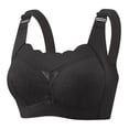 thumbnail image 2 of Sentmoon Soutiens-Gorge Sans Fil pour Femmes Grande Taille Couverture Complète Soutiens-Gorge Confortables pour Femmes Lift Bretelles Réglables Style Fin Respirant Sans Couture Mode pour Travail Noir TG, 2 of 3