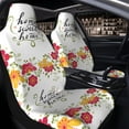 thumbnail image 2 of Uemuo Home Sweet Home Floral Pattern Car Seat Covers for Front Seats Waterproof Seat Covers for Cars, Universal Auto Front Seats Protector Fits for Car-, 2 of 6