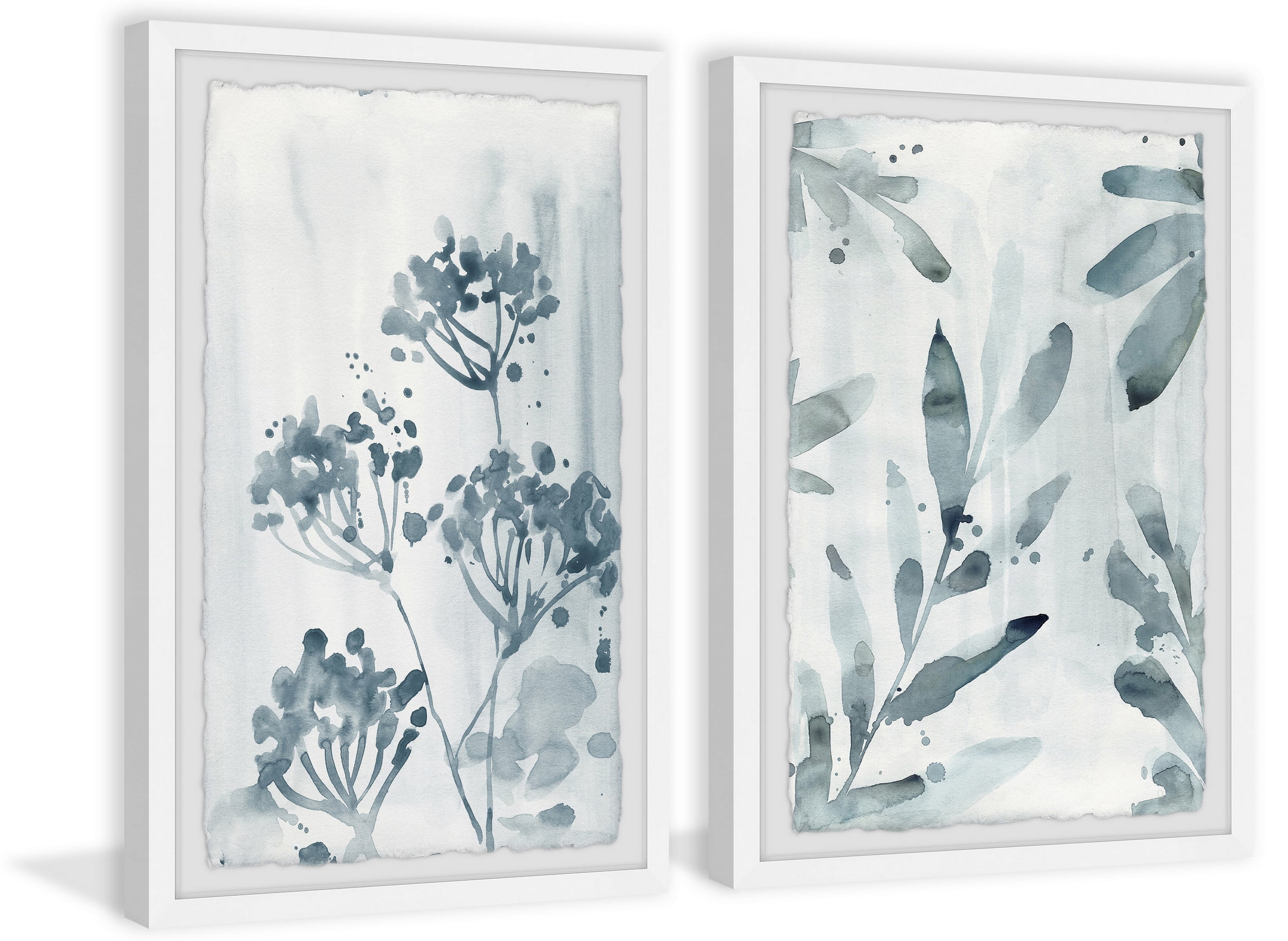 Parvez Taj Mystery Blooms Diptych
