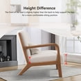 thumbnail image 5 of Bonzy Home Mid Century Modern Accent Chair, White, 5 of 5