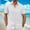 White, variant on Mens Button Down Short Sleeve Shirt Qiggri Men Casual Fashion Short Sleeve Turndown Collar Breathable Shirt Blouse Beach Shirts For Men