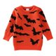 thumbnail image 1 of Gibobby Camisa&nbsp;Vaquera Otoño Invierno niños pequeños niñas manga larga estampados de Halloween suéter de punto Tops prendas de vestir para niños ropa(Anaranjado, 3-4 Años ), 1 of 5